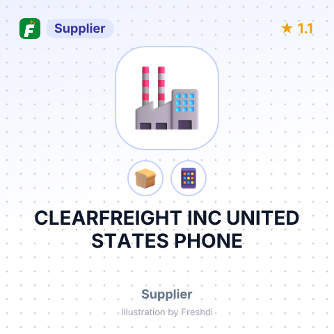 CLEARFREIGHT INC UNITED STATES PHONE – summary card, no photo uploaded yet