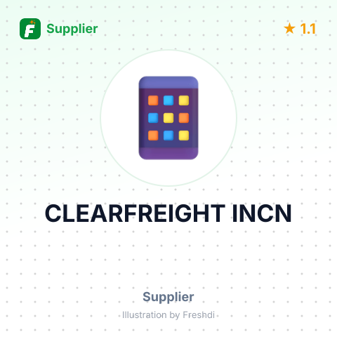 CLEARFREIGHT INCN – summary card, no photo uploaded yet