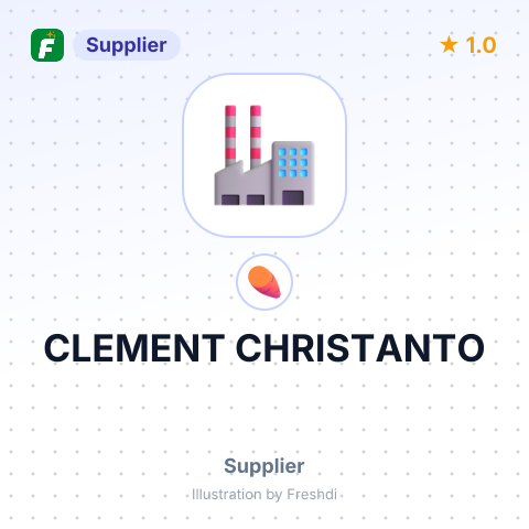 CLEMENT CHRISTANTO – summary card, no photo uploaded yet