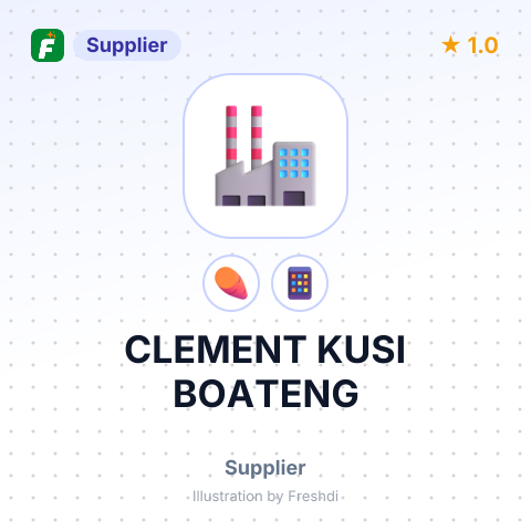 CLEMENT KUSI BOATENG – summary card, no photo uploaded yet