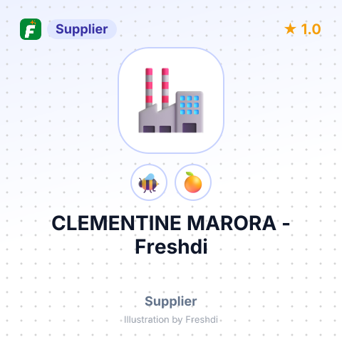 CLEMENTINE MARORA – summary card, no photo uploaded yet
