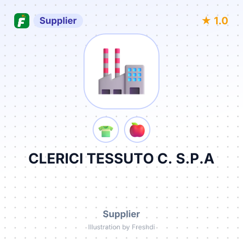 CLERICI TESSUTO C. S.P.A – summary card, no photo uploaded yet