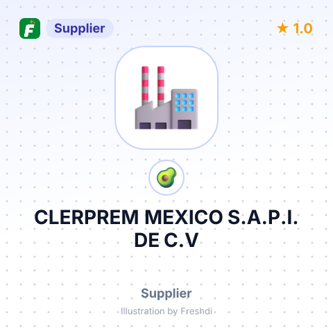 CLERPREM MEXICO S.A.P.I. DE C.V – summary card, no photo uploaded yet