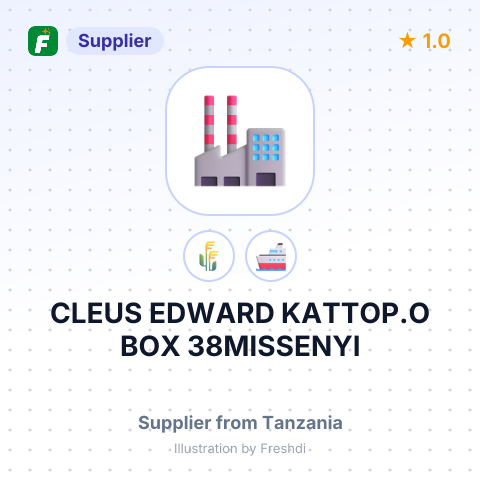 CLEUS EDWARD KATTOP.O BOX 38MISSENYI – summary card, no photo uploaded yet