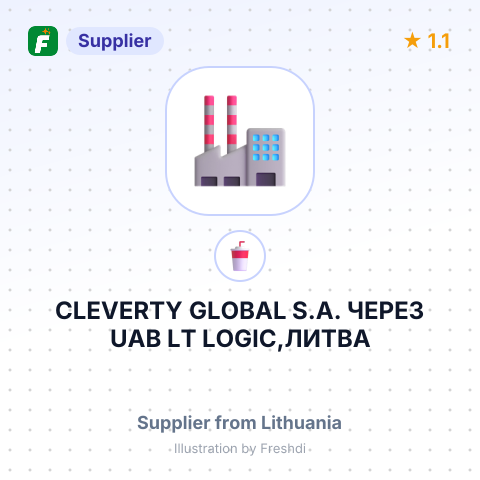 CLEVERTY GLOBAL S.A. ЧЕРЕЗ UAB LT LOGIC,ЛИТВА – summary card, no photo uploaded yet