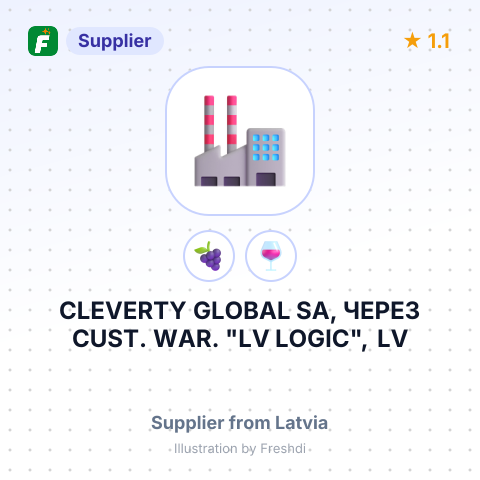 CLEVERTY GLOBAL SA, ЧЕРЕЗ CUST. WAR. "LV LOGIC", LV – summary card, no photo uploaded yet