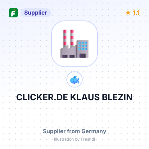 CLICKER.DE KLAUS BLEZIN – summary card, no photo uploaded yet