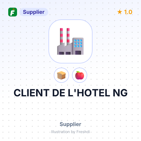 CLIENT DE L'HOTEL NG – summary card, no photo uploaded yet