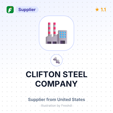 CLIFTON STEEL COMPANY – summary card, no photo uploaded yet
