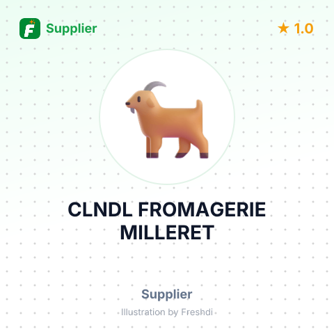 CLNDL FROMAGERIE MILLERET – summary card, no photo uploaded yet
