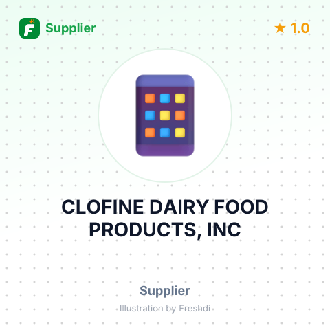 CLOFINE DAIRY FOOD PRODUCTS, INC – summary card, no photo uploaded yet
