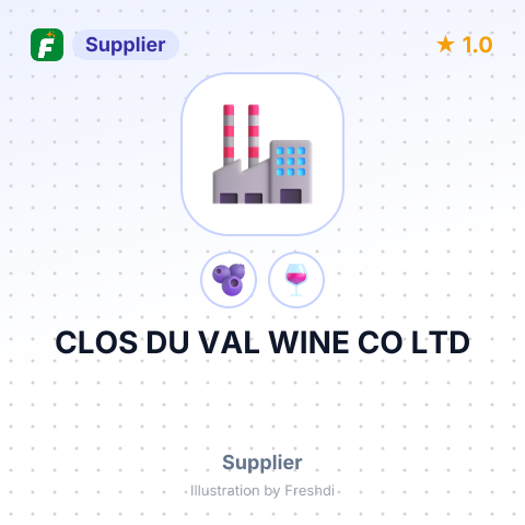 CLOS DU VAL WINE CO LTD – summary card, no photo uploaded yet