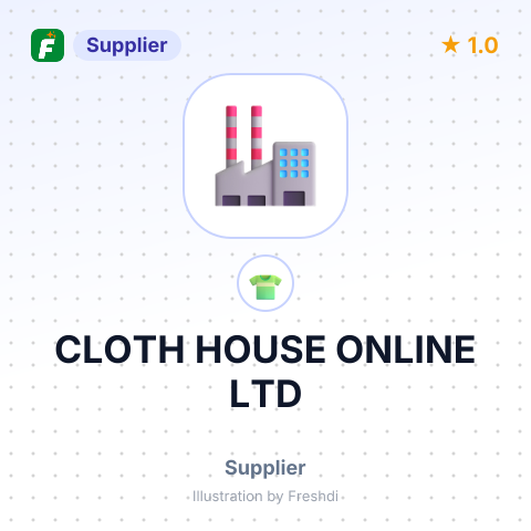 CLOTH HOUSE ONLINE LTD – summary card, no photo uploaded yet