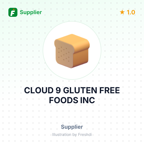 CLOUD 9 GLUTEN FREE FOODS INC – summary card, no photo uploaded yet