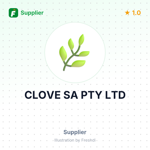 CLOVE SA PTY LTD – summary card, no photo uploaded yet
