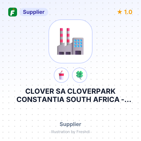 CLOVER SA CLOVERPARK CONSTANTIA SOUTH AFRICA – summary card, no photo uploaded yet