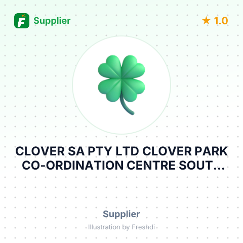 CLOVER SA PTY LTD CLOVER PARK CO-ORDINATION CENTRE SOUTH AFRICA – summary card, no photo uploaded yet