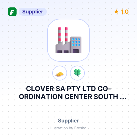 CLOVER SA PTY LTD CO-ORDINATION CENTER SOUTH AFRICA – summary card, no photo uploaded yet