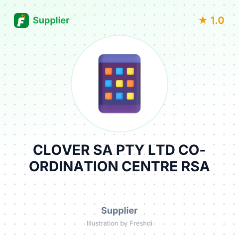 CLOVER SA PTY LTD CO-ORDINATION CENTRE RSA – summary card, no photo uploaded yet