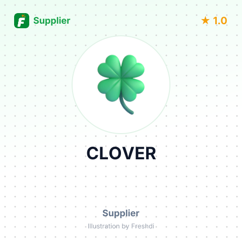 CLOVER – summary card, no photo uploaded yet