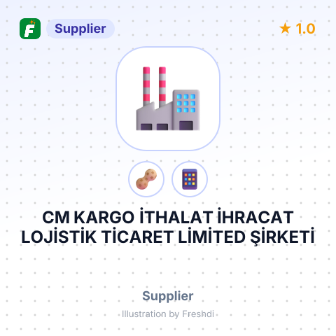 CM KARGO İTHALAT İHRACAT LOJİSTİK TİCARET LİMİTED ŞİRKETİ – summary card, no photo uploaded yet
