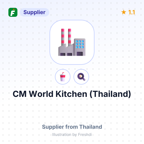 CM World Kitchen (Thailand) – summary card, no photo uploaded yet