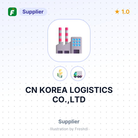 CN KOREA LOGISTICS CO.,LTD – summary card, no photo uploaded yet