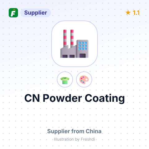 CN Powder Coating – summary card, no photo uploaded yet