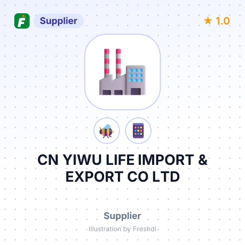 CN YIWU LIFE IMPORT & EXPORT CO LTD – summary card, no photo uploaded yet