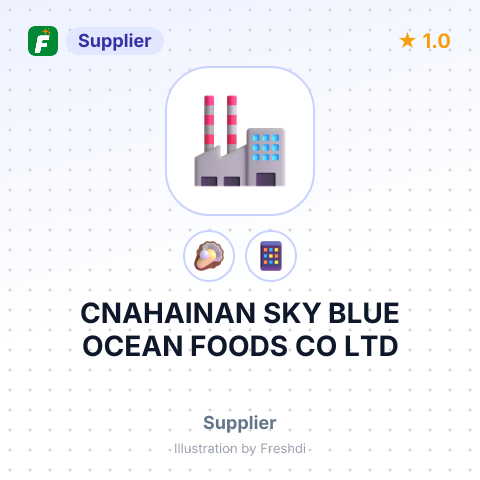 CNAHAINAN SKY BLUE OCEAN FOODS CO LTD – summary card, no photo uploaded yet
