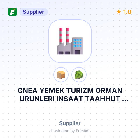 CNEA YEMEK TURIZM ORMAN URUNLERI INSAAT TAAHHUT SANAYI VE TICARET LIMITED – summary card, no photo uploaded yet