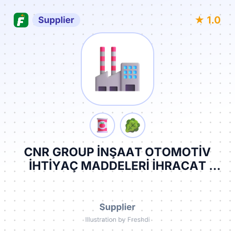 CNR GROUP İNŞAAT OTOMOTİV İHTİYAÇ MADDELERİ İHRACAT İTHALAT TİCARET LİMİTED ŞİRKETİ – summary card, no photo uploaded yet