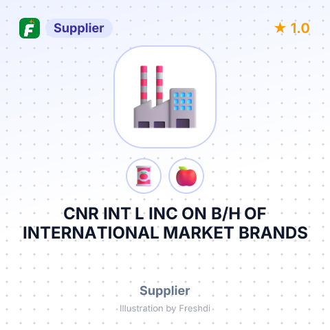 CNR INT L INC ON B/H OF INTERNATIONAL MARKET BRANDS – summary card, no photo uploaded yet
