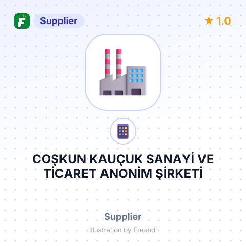 COŞKUN KAUÇUK SANAYİ VE TİCARET ANONİM ŞİRKETİ – summary card, no photo uploaded yet