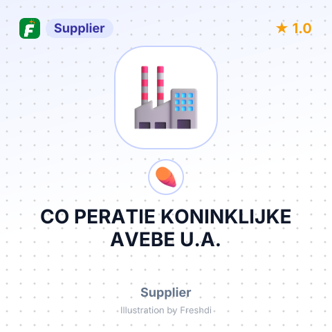 CO PERATIE KONINKLIJKE AVEBE U.A. – summary card, no photo uploaded yet