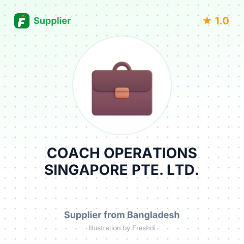 COACH OPERATIONS SINGAPORE PTE. LTD. – summary card, no photo uploaded yet