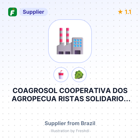 COAGROSOL COOPERATIVA DOS AGROPECUA RISTAS SOLIDARIOS DE ITÁPOLIS – summary card, no photo uploaded yet