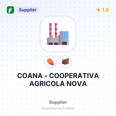 COANA - COOPERATIVA AGRICOLA NOVA – summary card, no photo uploaded yet
