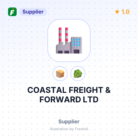 COASTAL FREIGHT & FORWARD LTD – summary card, no photo uploaded yet