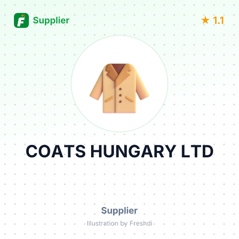 COATS HUNGARY LTD – summary card, no photo uploaded yet