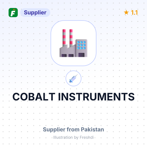 COBALT INSTRUMENTS – summary card, no photo uploaded yet