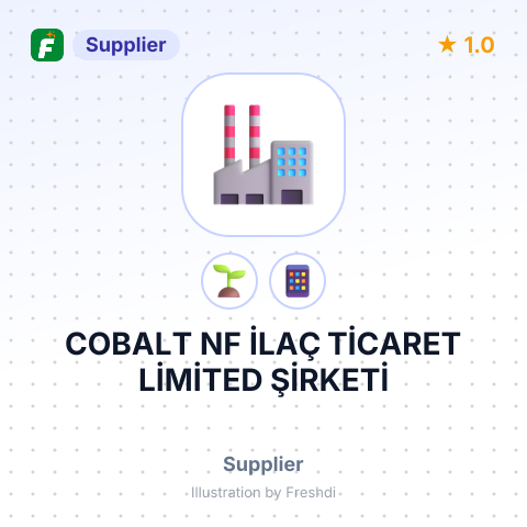 COBALT NF İLAÇ TİCARET LİMİTED ŞİRKETİ – summary card, no photo uploaded yet