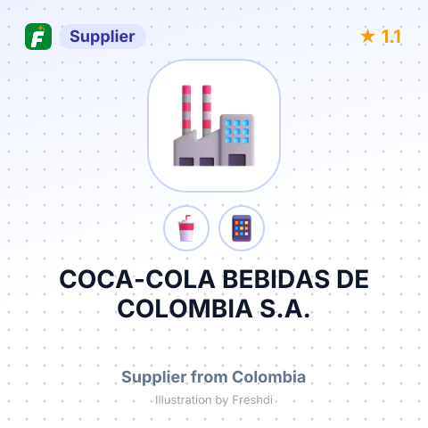 COCA-COLA BEBIDAS DE COLOMBIA S.A. – summary card, no photo uploaded yet