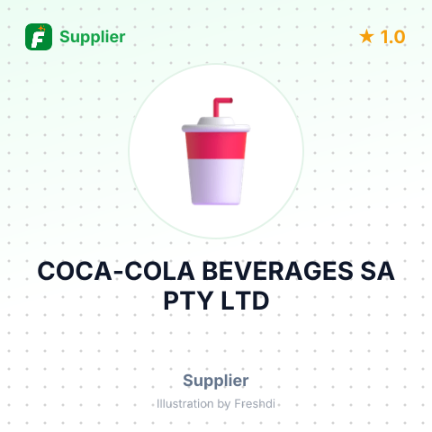 COCA-COLA BEVERAGES SA PTY LTD – summary card, no photo uploaded yet