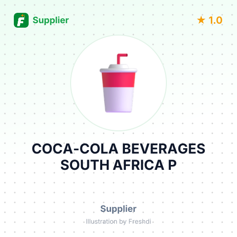 COCA-COLA BEVERAGES SOUTH AFRICA P – summary card, no photo uploaded yet
