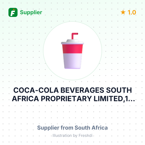 COCA-COLA BEVERAGES SOUTH AFRICA PROPRIETARY LIMITED,15 AXLE DRIVE OLIFANTSFONTEIN 1665 – summary card, no photo uploaded yet