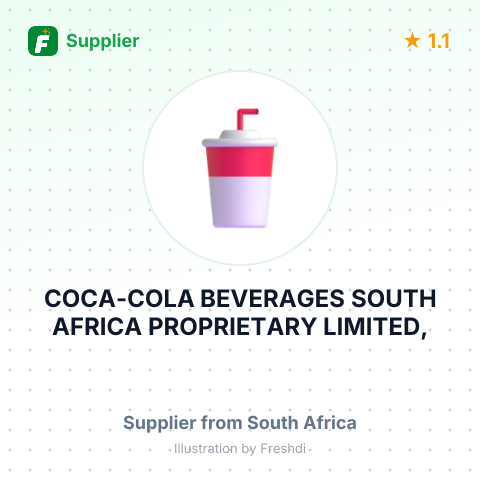 COCA-COLA BEVERAGES SOUTH AFRICA PROPRIETARY LIMITED, – summary card, no photo uploaded yet