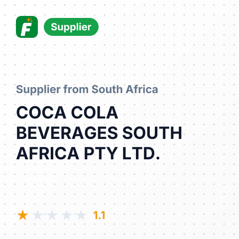 COCA COLA BEVERAGES SOUTH AFRICA PTY LTD. – summary card, no photo uploaded yet