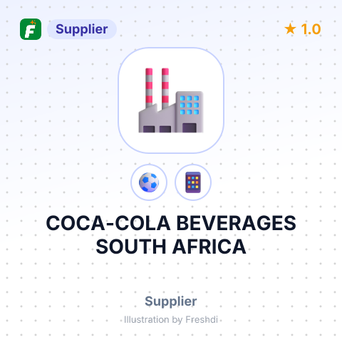 COCA-COLA BEVERAGES SOUTH AFRICA – summary card, no photo uploaded yet
