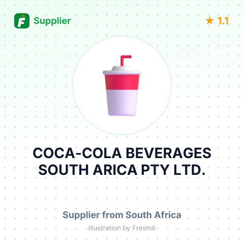 COCA-COLA BEVERAGES SOUTH ARICA PTY LTD. – summary card, no photo uploaded yet